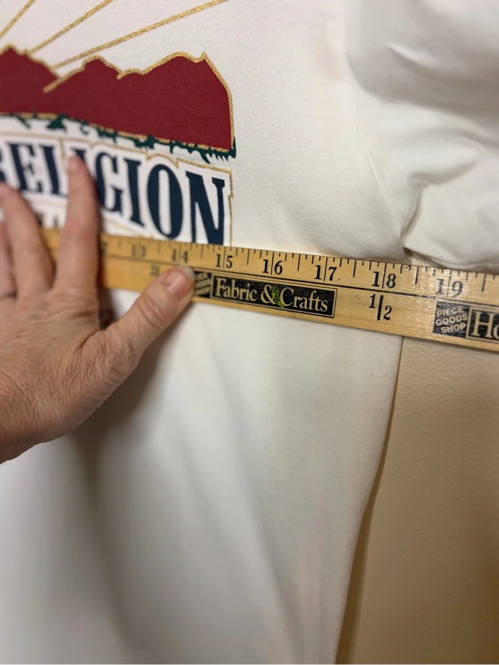 True Religion White Short-Sleeve Tee #1313
